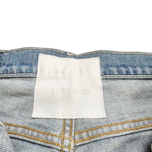 Mother Superior Womens Insider Crop Step Fray Jeans Size 25 Thanks Again Racer - Picture 8 of 16